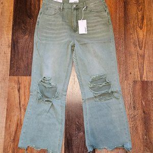 Vervet 90S Vintage Crop Flare Jeans Size 29